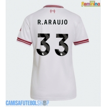 Camisa de time de futebol Liverpool Ronald Araujo #33 Replicas 2º Equipamento Feminina 2026-27 Manga Curta